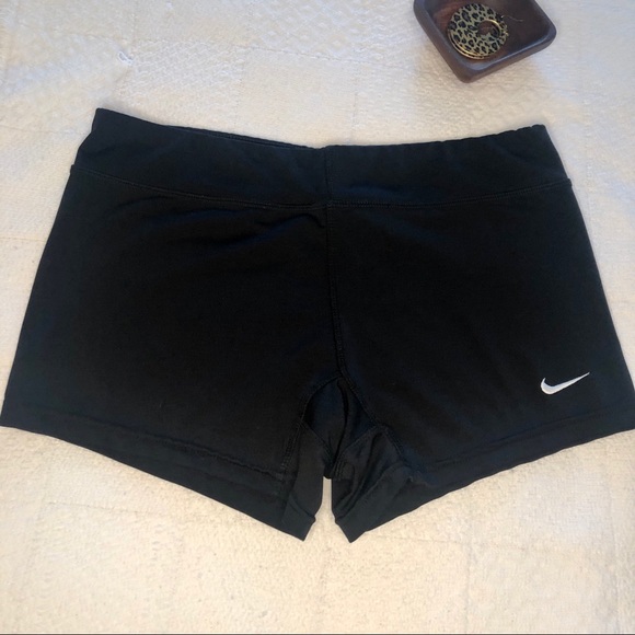Nike Shorts | Nike Team Black Spandex Volleyball Shorts Medium | Poshmark
